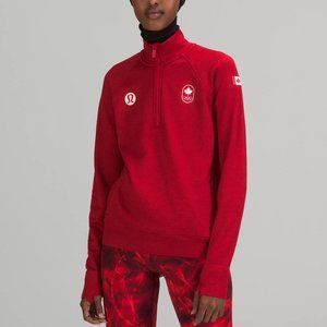 lululemon Engineered warmth half zip x Team Canada